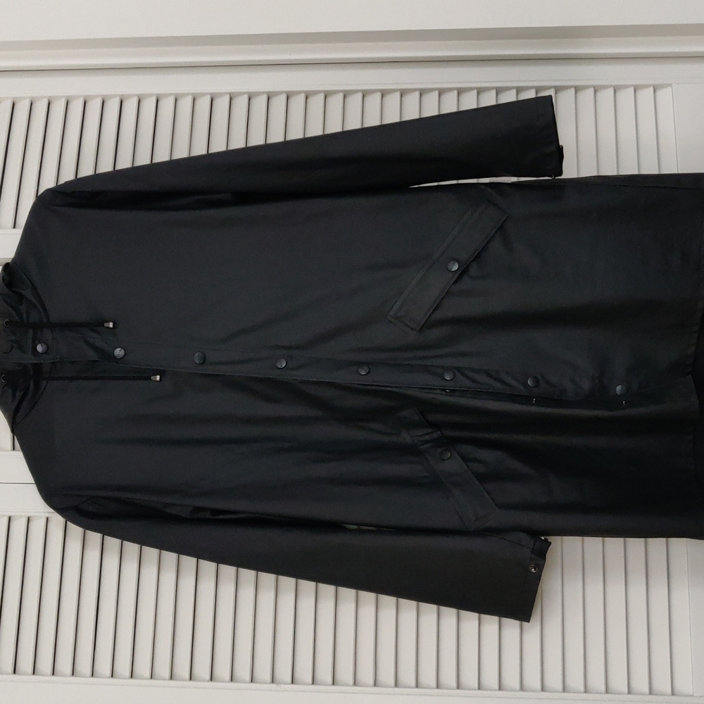 Black Rains raincoat - unisex XS/S
